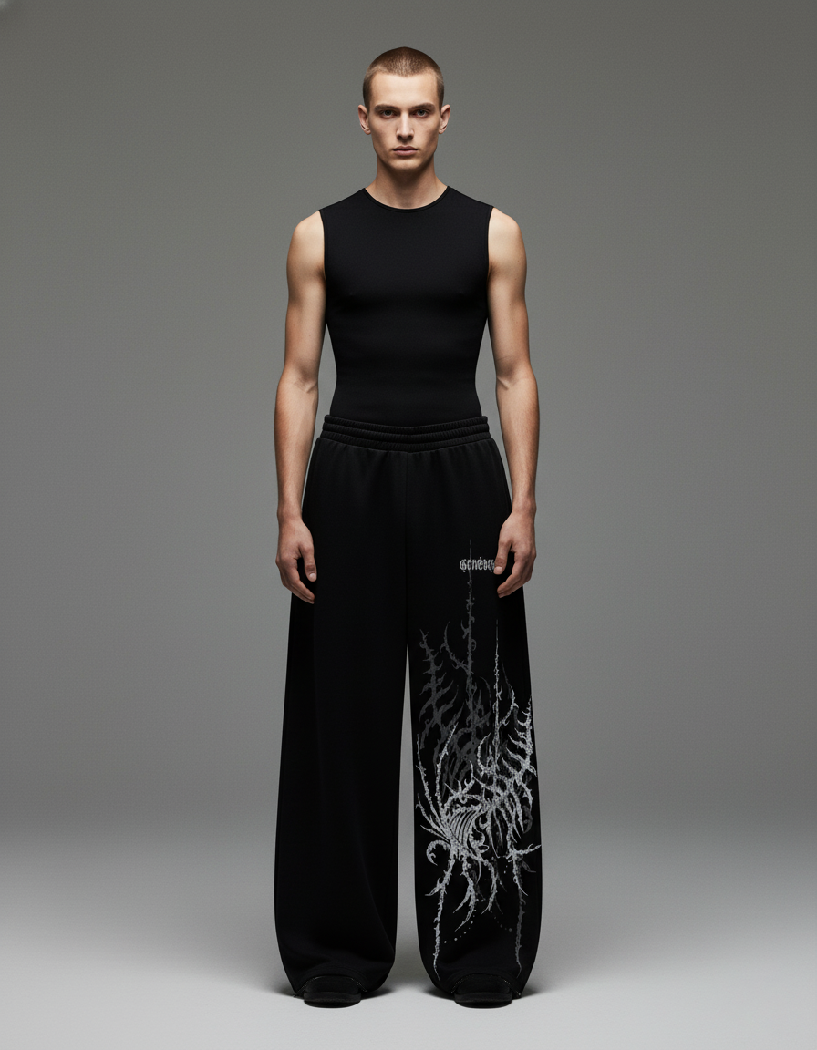 Chronium Unisex Straight Fit Baggy Pants