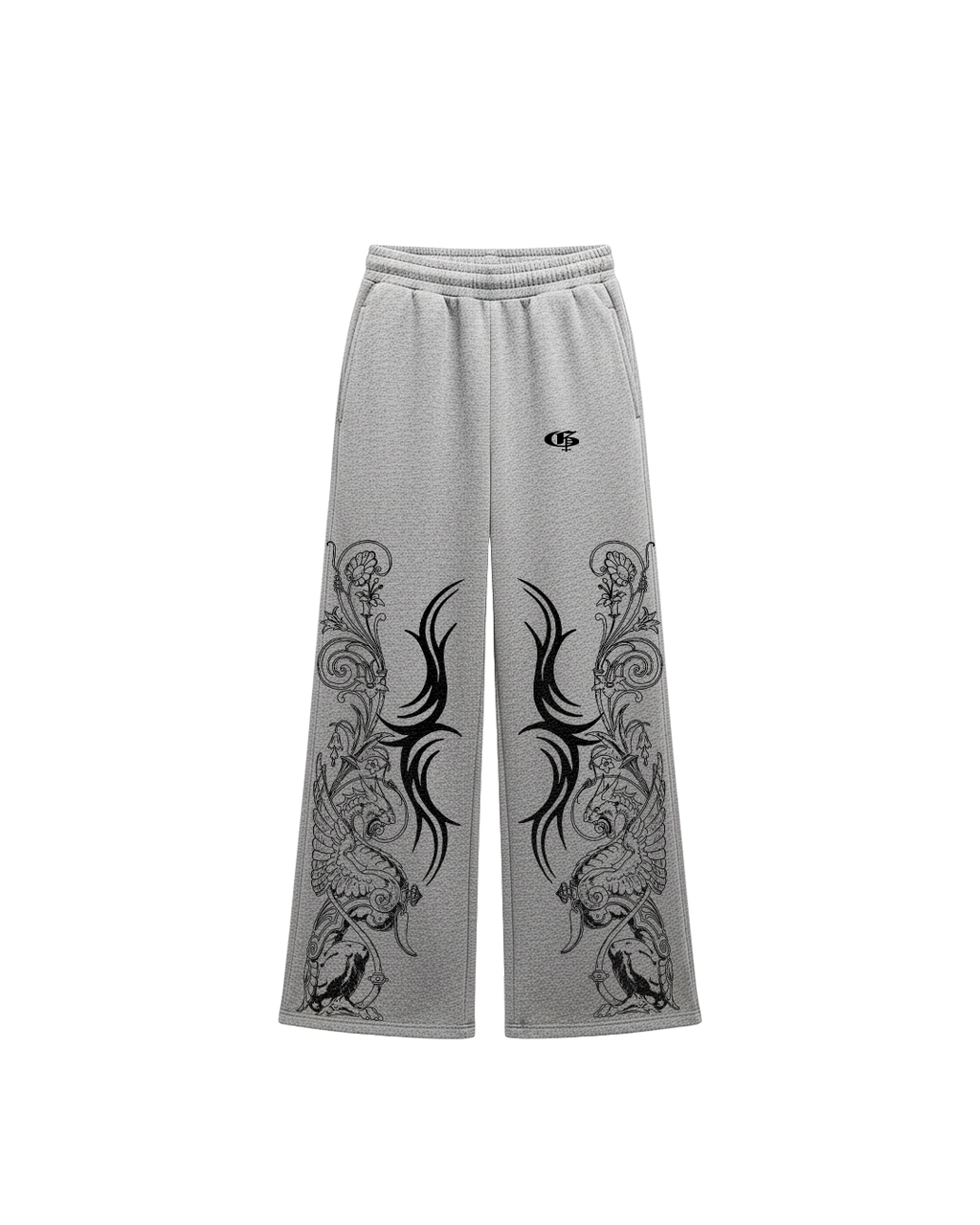 Rygor Melange Unisex Straight Fit Baggy Pants