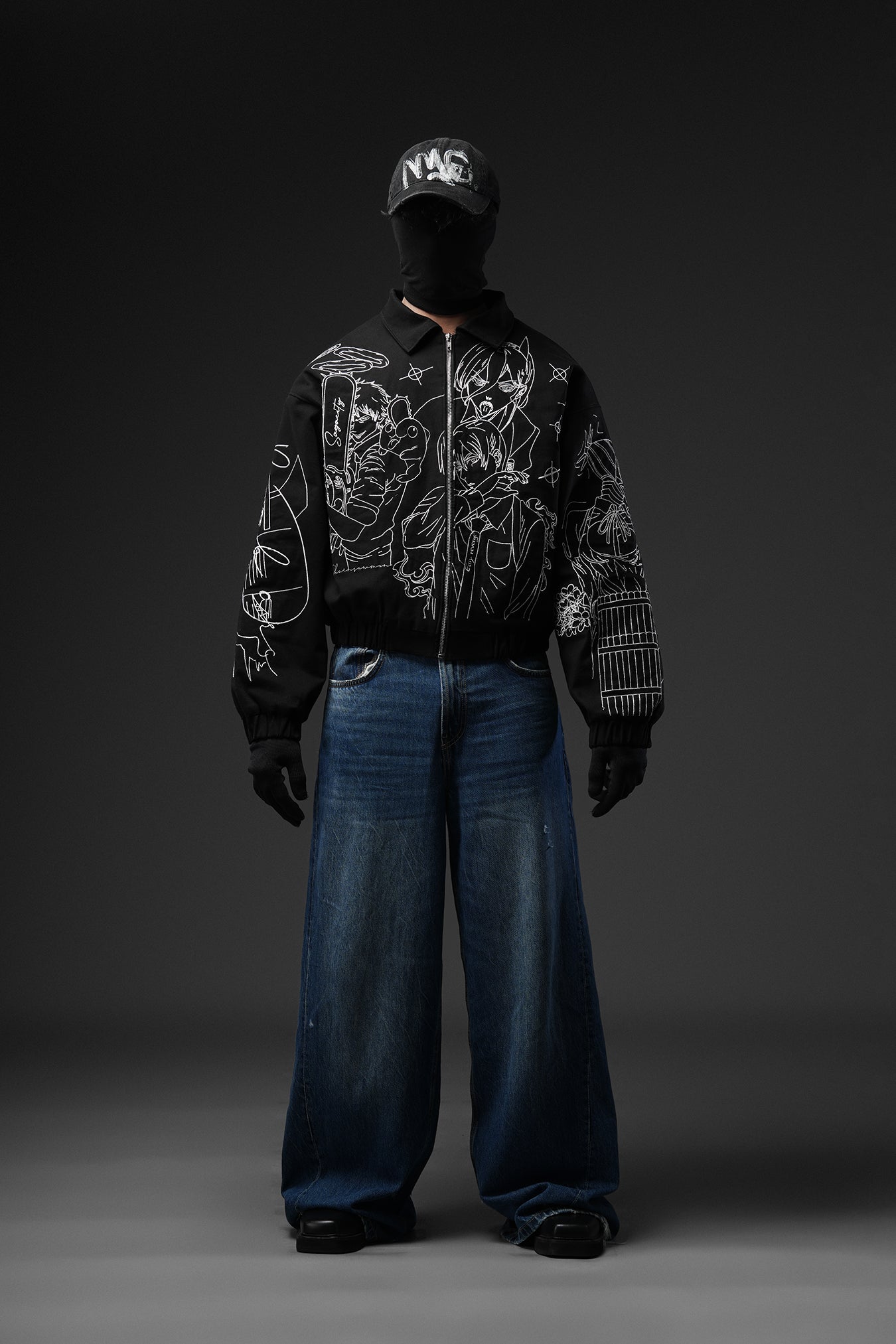 CSMAN - Fully Embroidered Denim Jacket