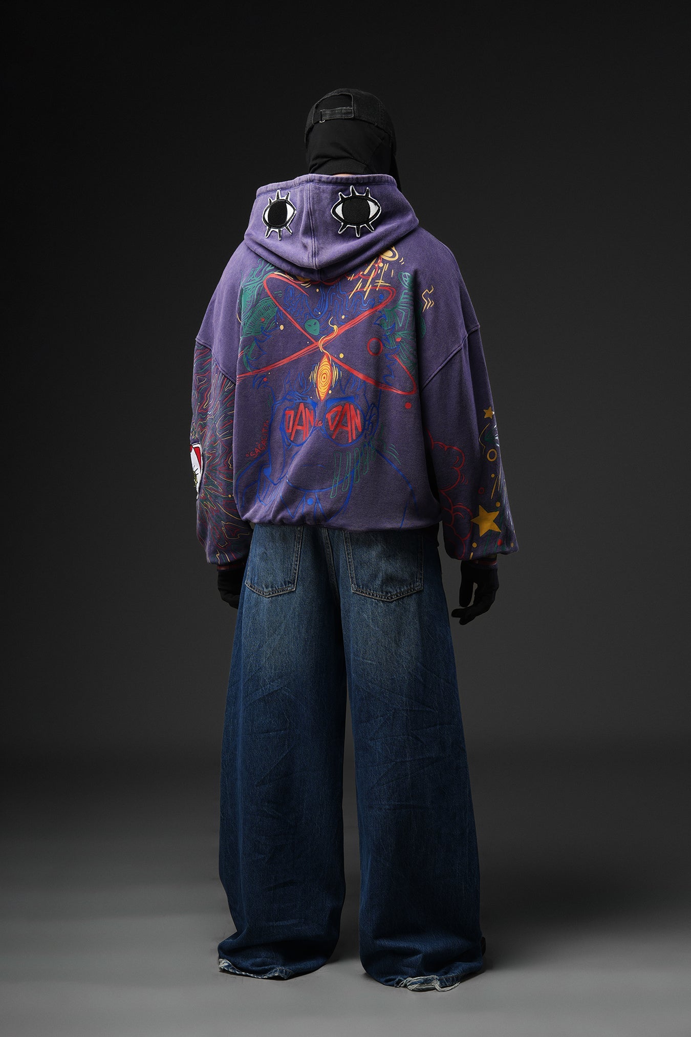 Paranorman - Purple Washed Patch-worked Jacket